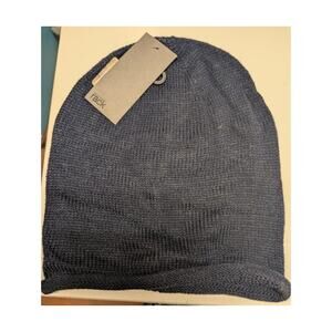 NEW Fisherman Navy Beanie Hat Knit Hat Winter Unisex One Size Ribbed Folding